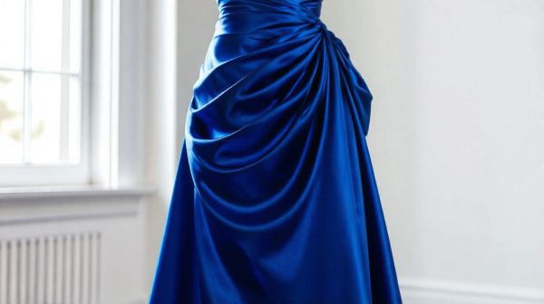 Découvrez 5 robes bleu électrique satinées idéales pour mariage