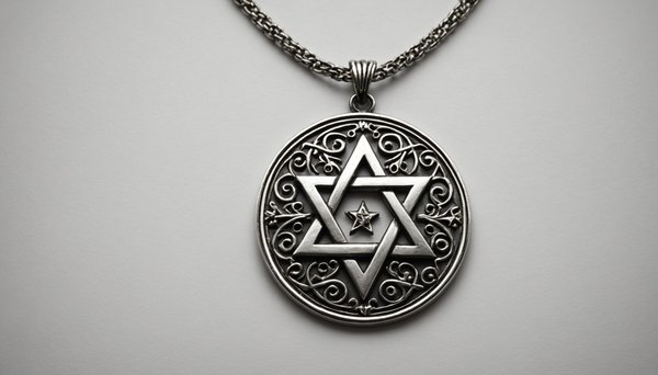 Le collier juif homme en argent : symbole d'élégance et foi